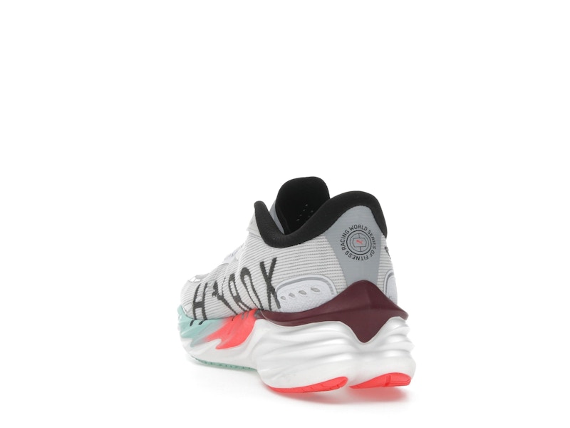 Puma Velocity Nitro 4 Hyrox White Mint Melt Glowing Red (Women's)