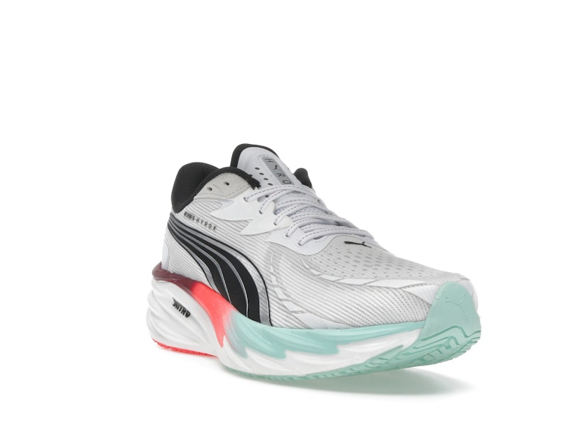 Puma Velocity Nitro 4 Hyrox White Mint Melt Glowing Red
