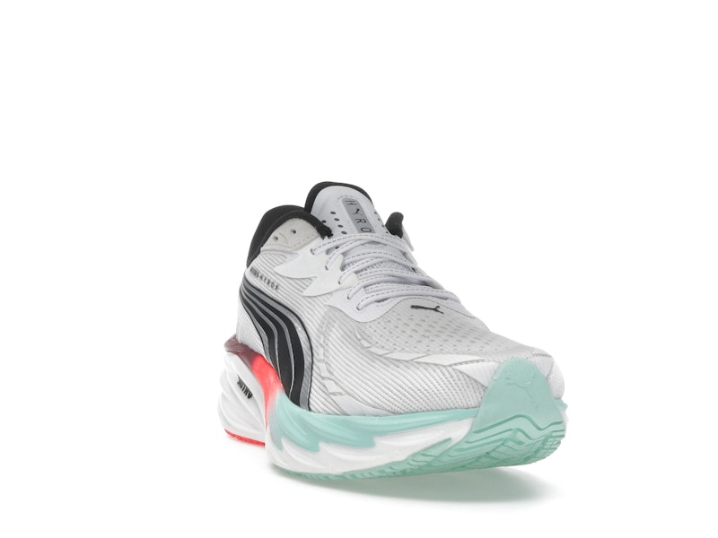 Puma Velocity Nitro 4 Hyrox White Mint Melt Glowing Red