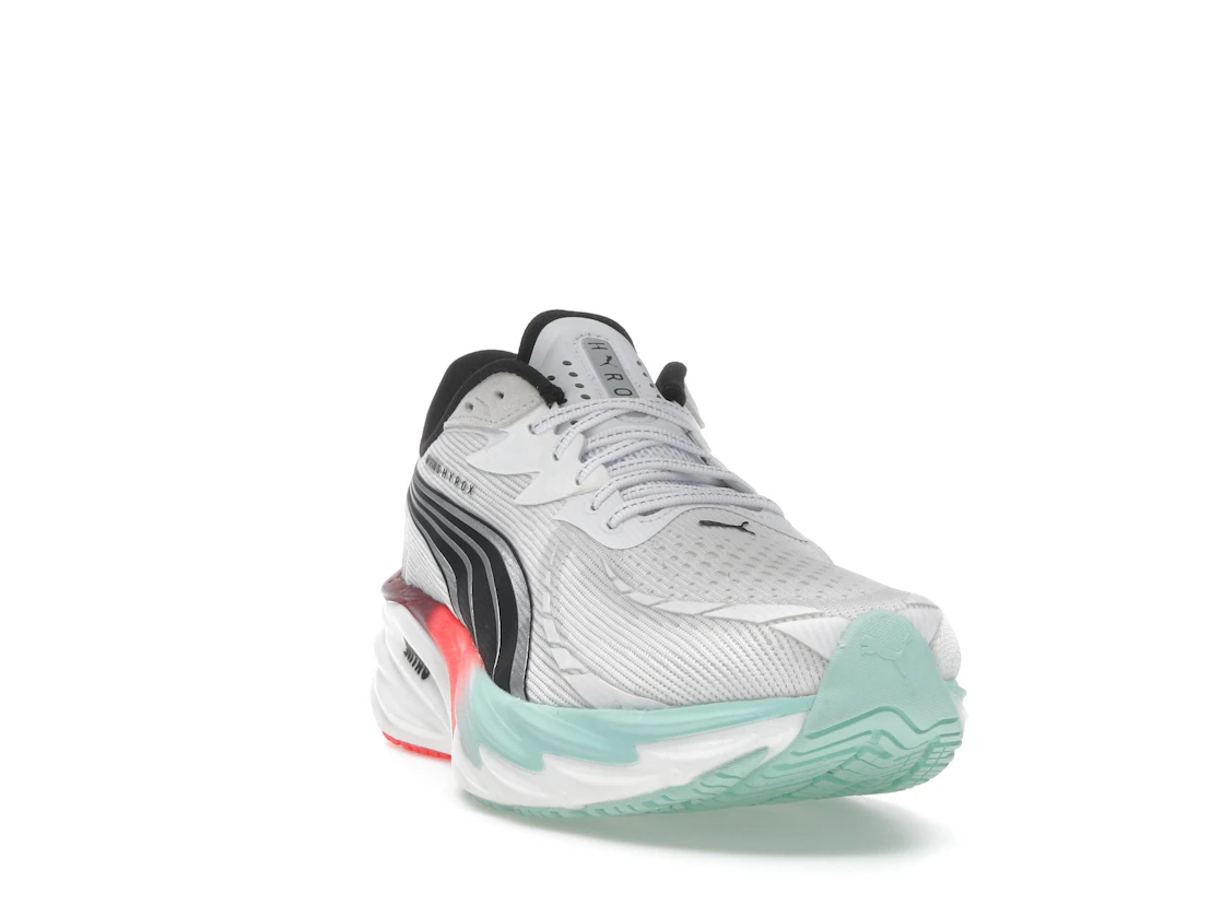 Puma Velocity Nitro 4 Hyrox White Mint Melt Glowing Red