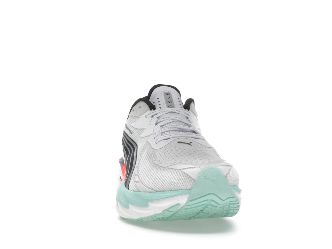 Puma Velocity Nitro 4 Hyrox White Mint Melt Glowing Red