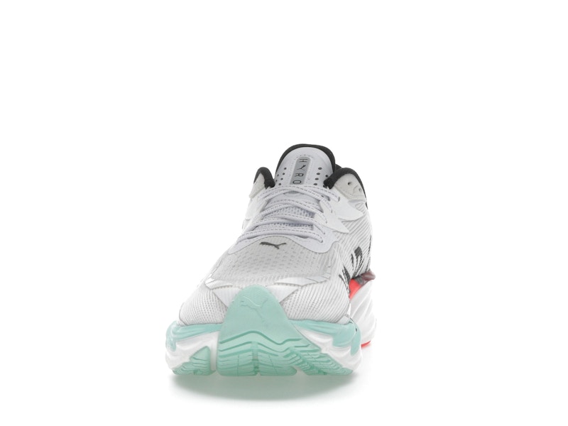 Puma Velocity Nitro 4 Hyrox White Mint Melt Glowing Red