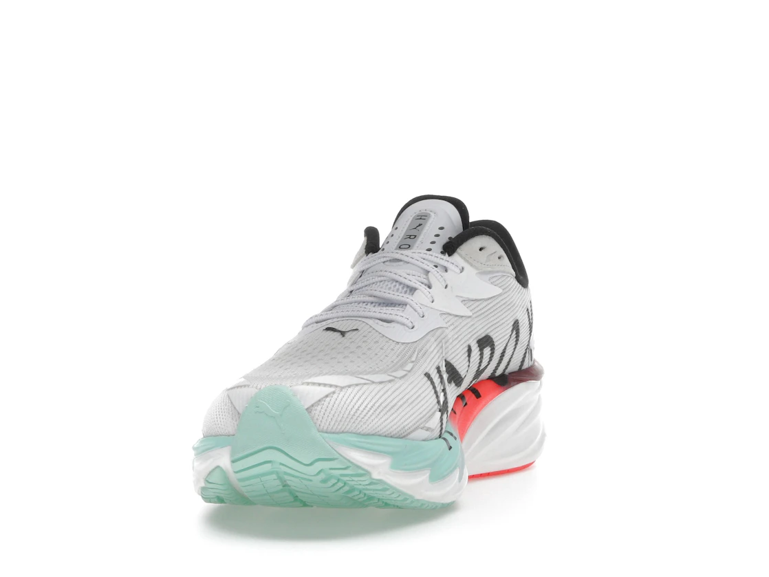 Puma Velocity Nitro 4 Hyrox White Mint Melt Glowing Red
