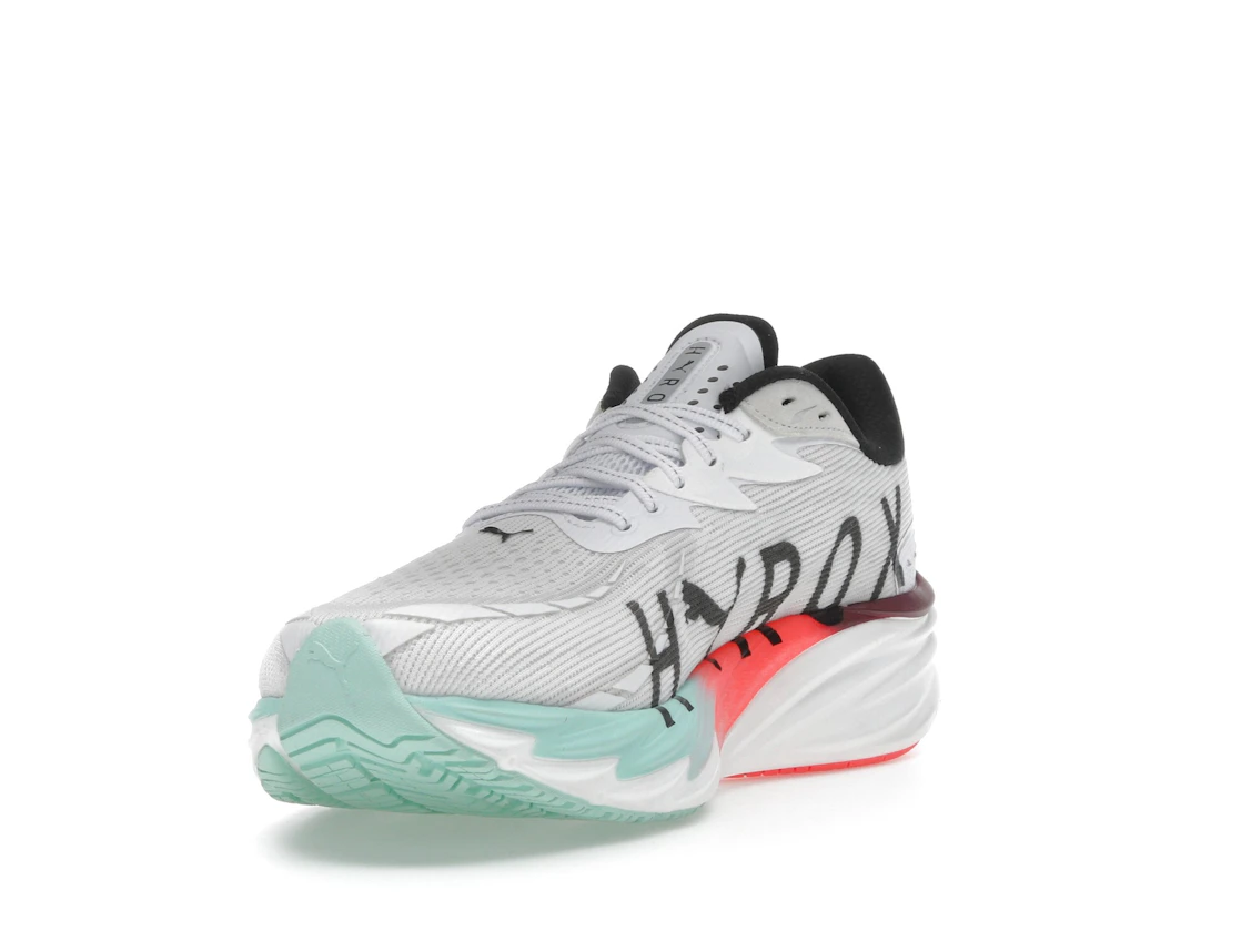 Puma Velocity Nitro 4 Hyrox White Mint Melt Glowing Red