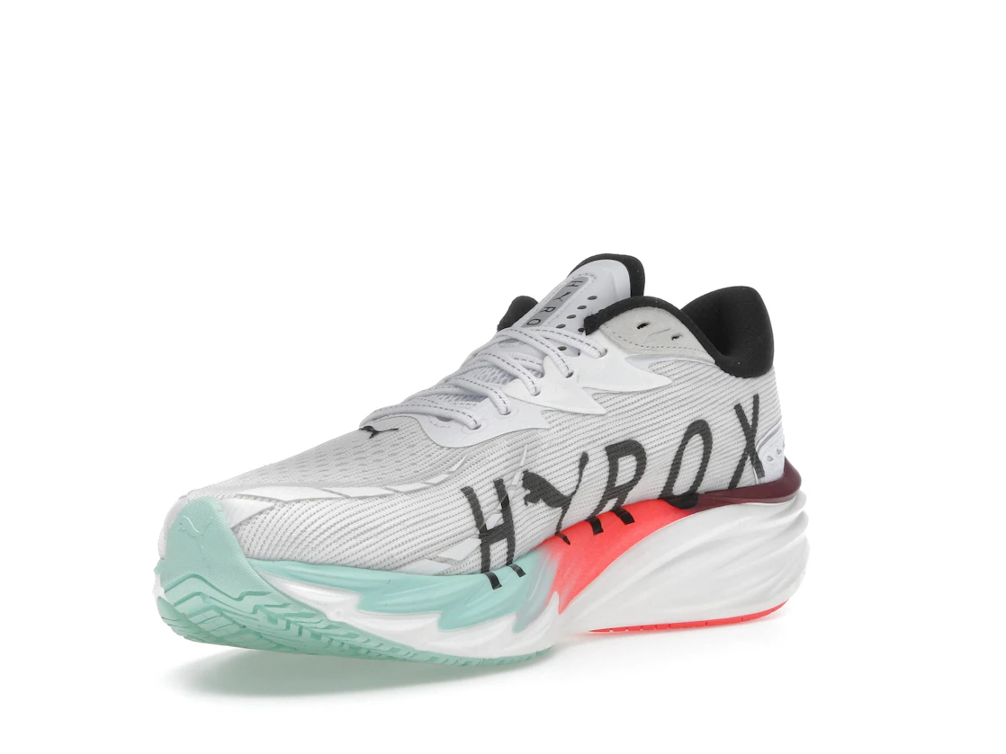 Puma Velocity Nitro 4 Hyrox White Mint Melt Glowing Red