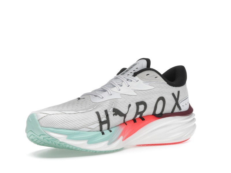 Puma Velocity Nitro 4 Hyrox White Mint Melt Glowing Red
