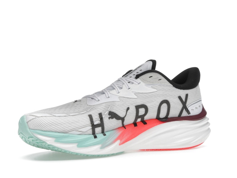 Puma Velocity Nitro 4 Hyrox White Mint Melt Glowing Red