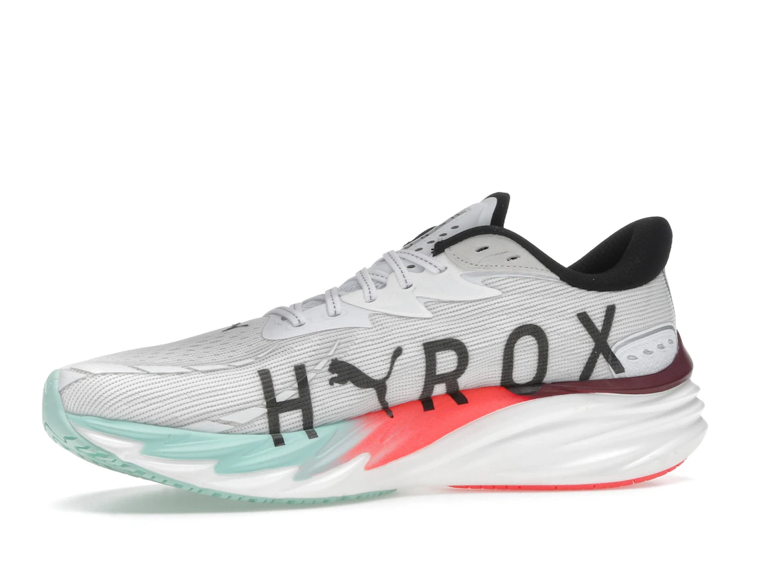 Puma Velocity Nitro 4 Hyrox White Mint Melt Glowing Red