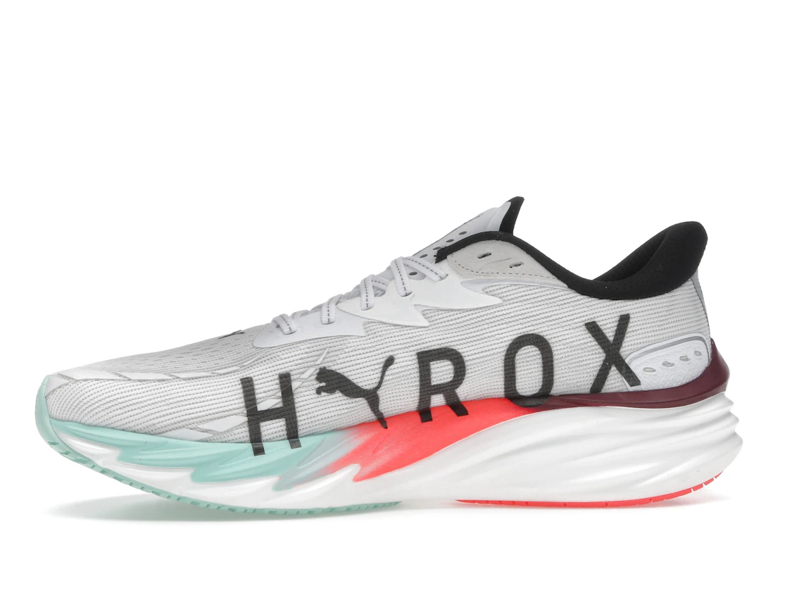 Puma Velocity Nitro 4 Hyrox White Mint Melt Glowing Red