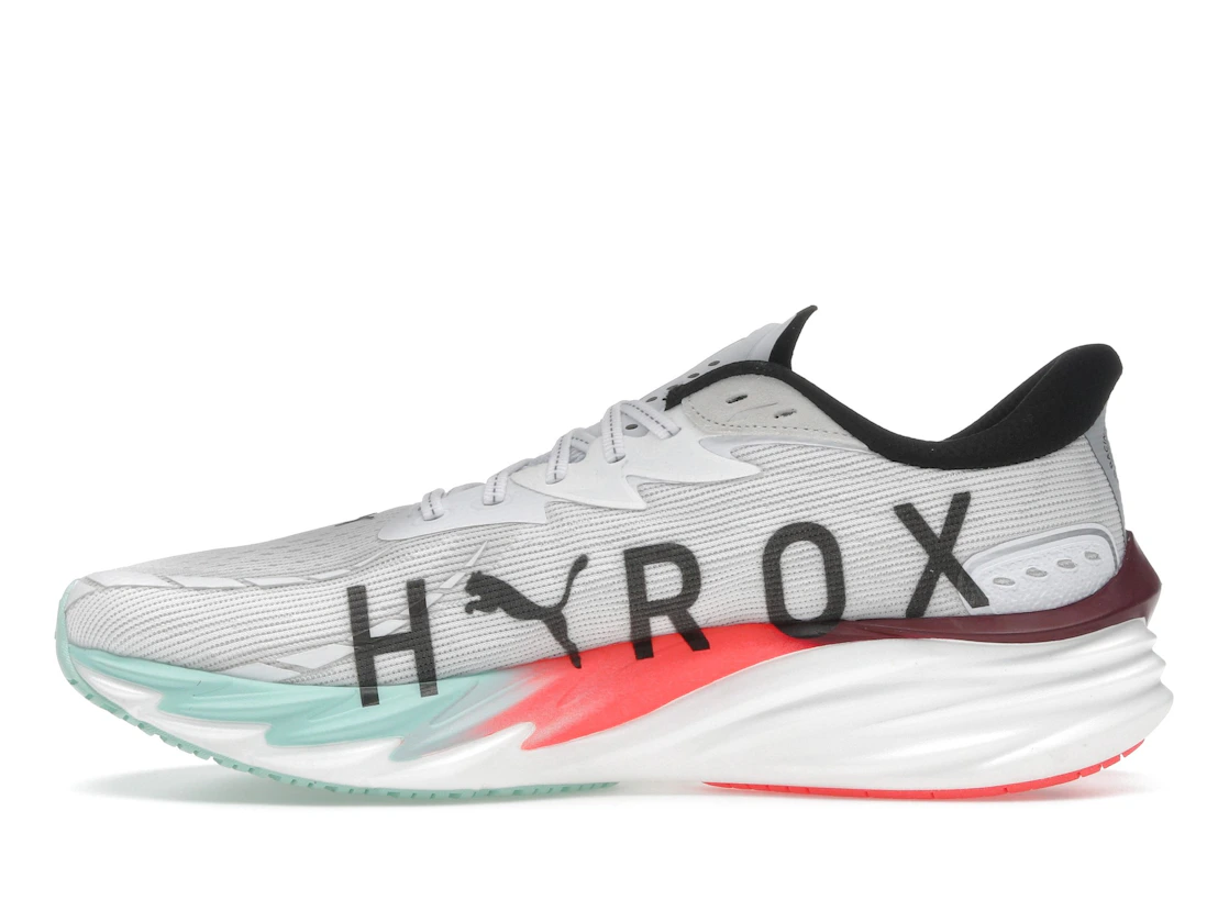 Puma Velocity Nitro 4 Hyrox White Mint Melt Glowing Red