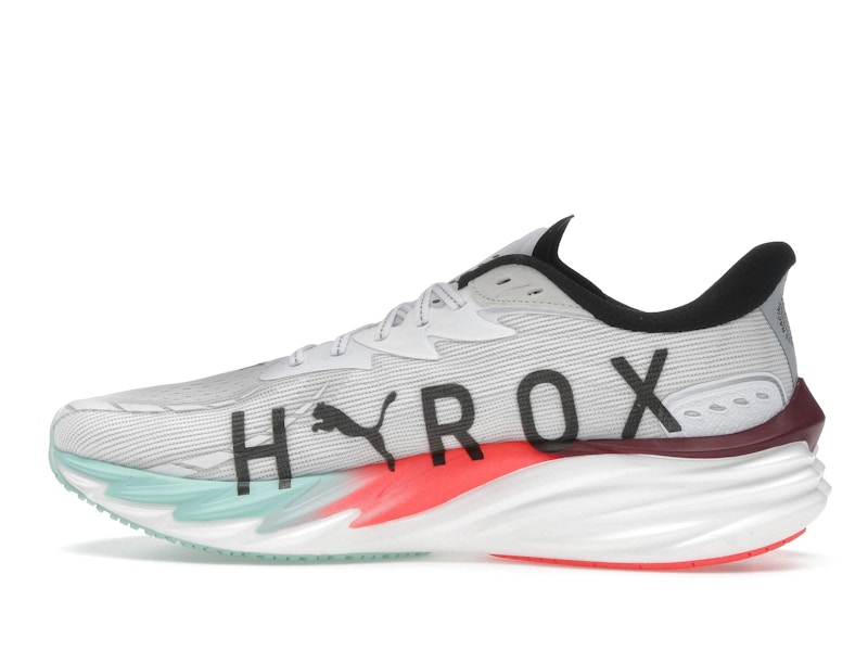 Puma Velocity Nitro 4 Hyrox White Mint Melt Glowing Red