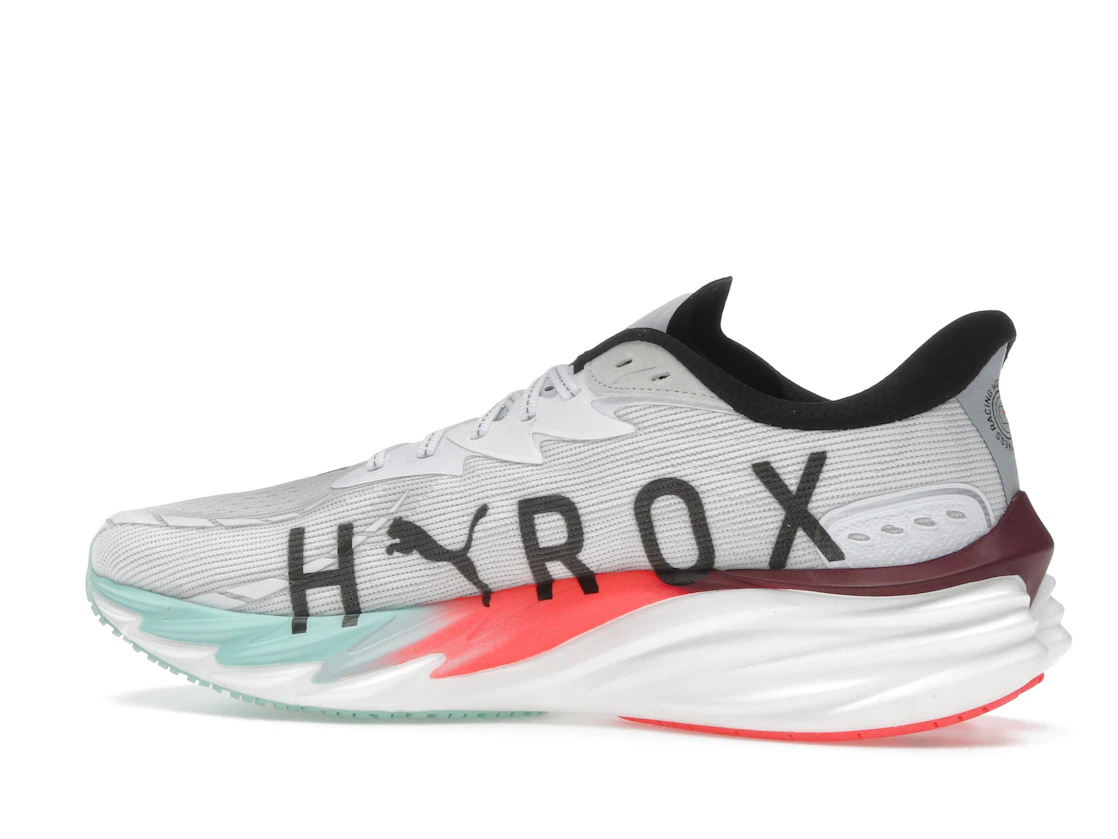 Puma Velocity Nitro 4 Hyrox White Mint Melt Glowing Red