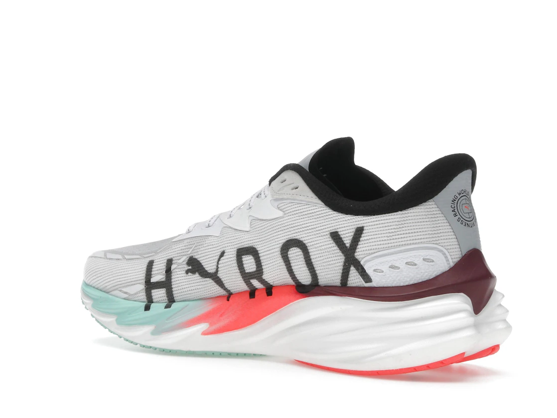 Puma Velocity Nitro 4 Hyrox White Mint Melt Glowing Red