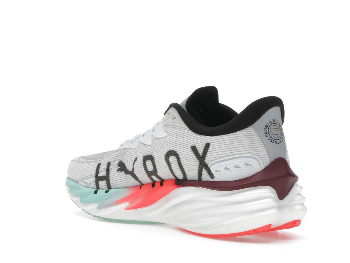 Puma Velocity Nitro 4 Hyrox White Mint Melt Glowing Red