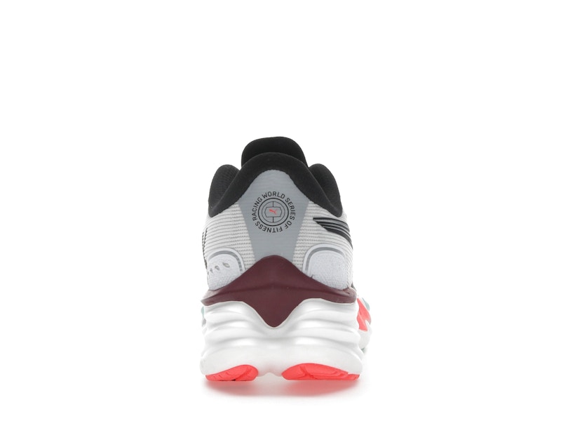 Puma Velocity Nitro 4 Hyrox White Mint Melt Glowing Red