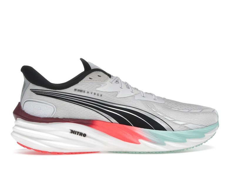 Puma Velocity Nitro 4 Hyrox White Mint Melt Glowing Red