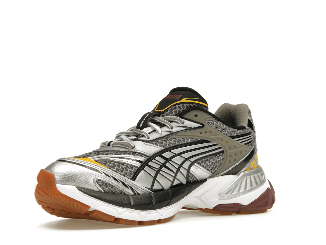 Puma Velophasis Phased Silver Yellow Burgundy