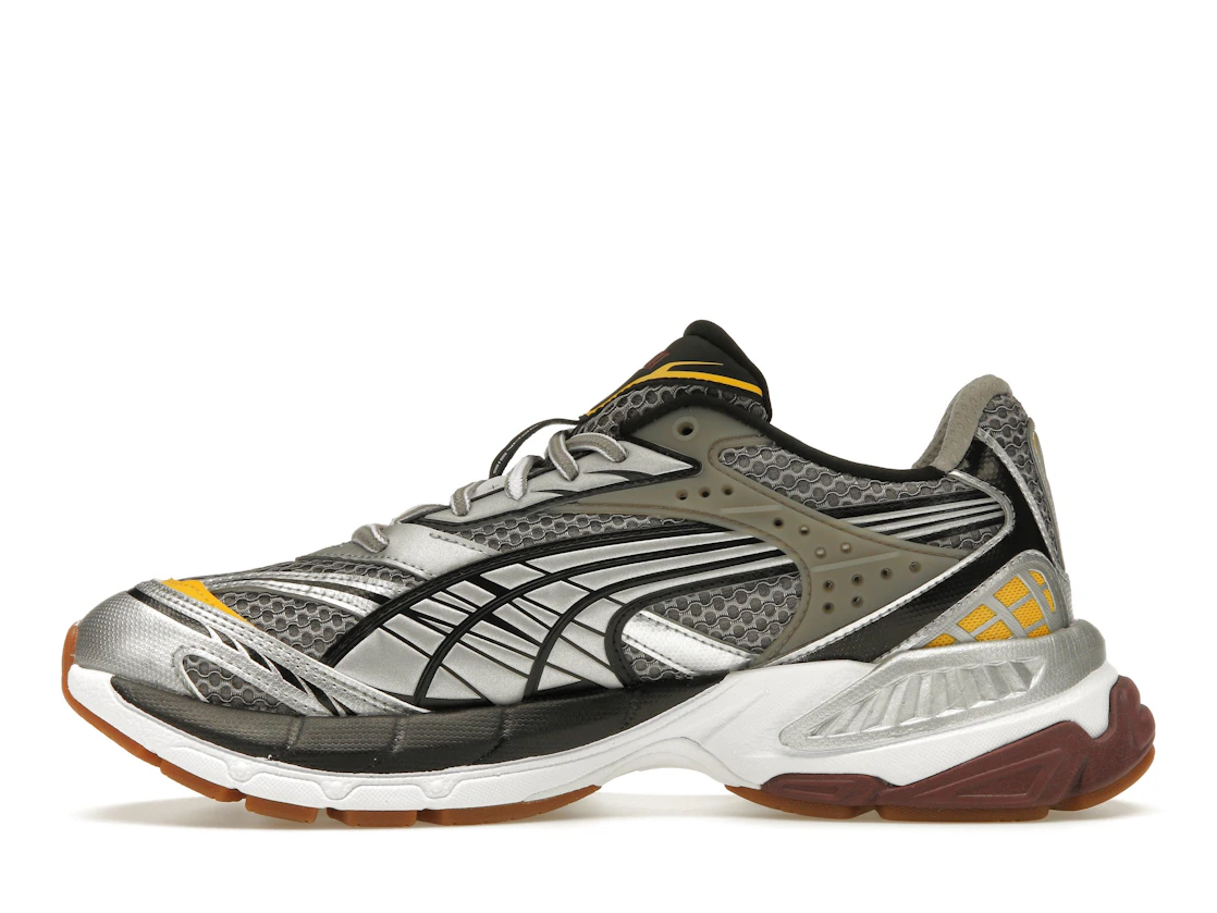 Puma Velophasis Phased Silver Yellow Burgundy