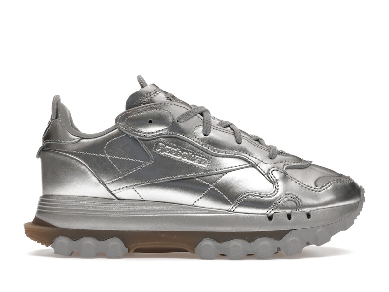 Reebok Classic Leather Cardi B Silver Metallic Women s GW2632 US