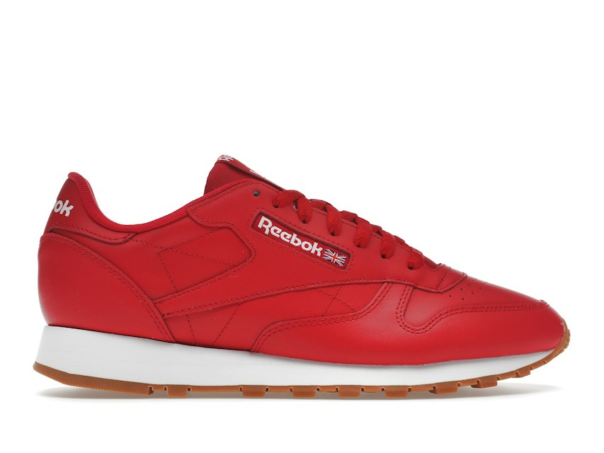 abrelatas Supermercado proteger Reebok Classic Leather Red Footwear White - GY3601 - GB
