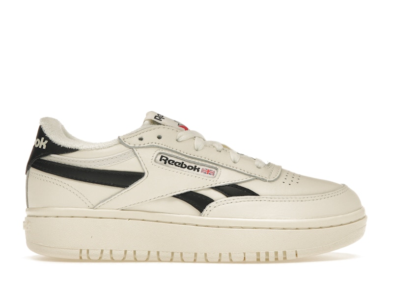 Reebok Club C Double Chalk Black Women s