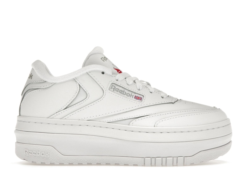 White women's reebok sales