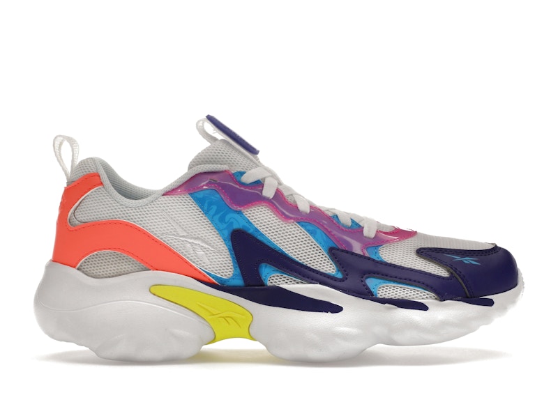 Reebok DMX Series 1000 White Solar Yellow Pink Men s EF7662 GB