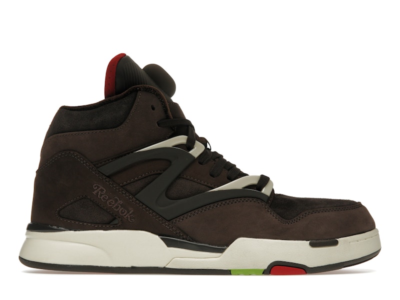 Reebok pump hot sale brown