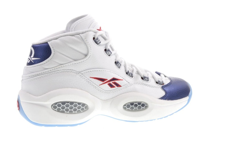 Reebok Question Mid Blue Toe (2016) - 360° view 35