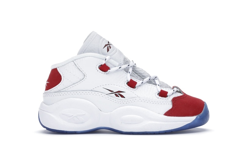Reebok question red white for sale top