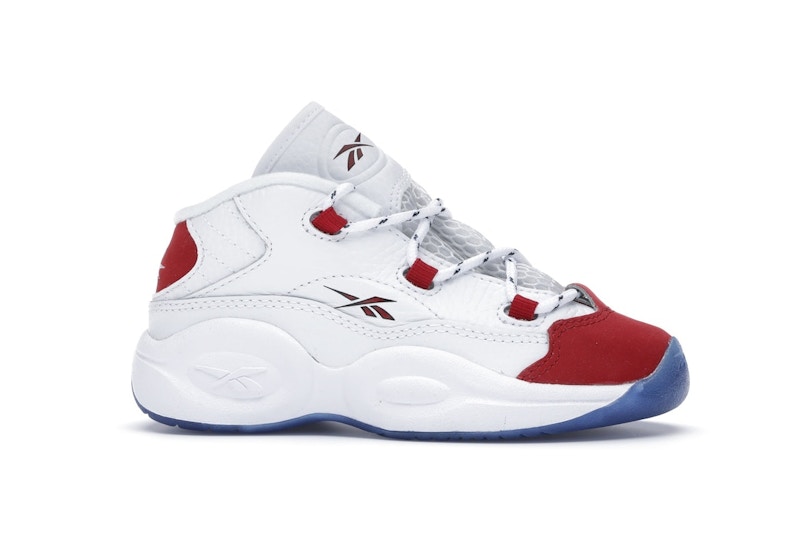 Reebok Question Mid Red Toe 25th