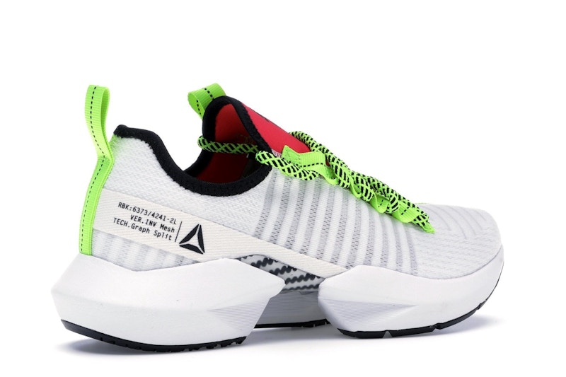 Reebok sole fury white black lime Outlet