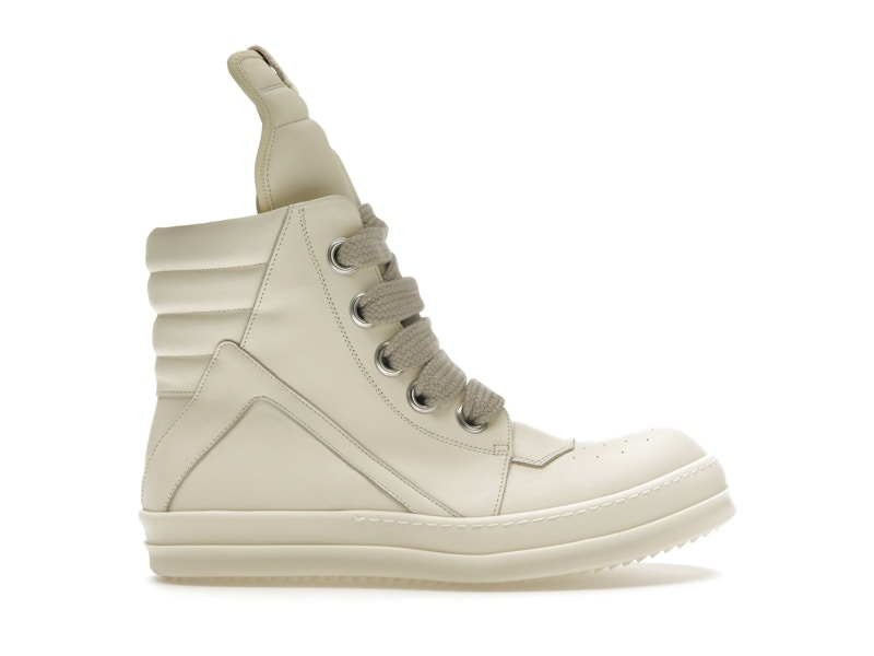 Rick Owens Lido Geobasket Big Lace Milk Men's - RU01D3898-LCOW2