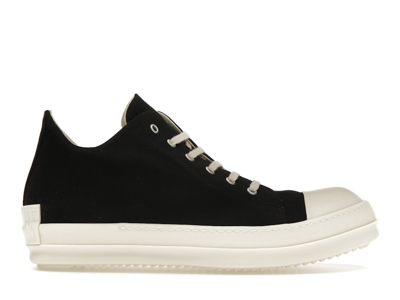 【使い勝手の良い】 Porterville Owens Rick DRKSHDW Men's Milk Black Low 靴