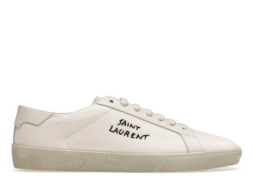 Saint Laurent White Leather Star Court Classic Low Top Sneakers Size 39 Saint  Laurent Paris