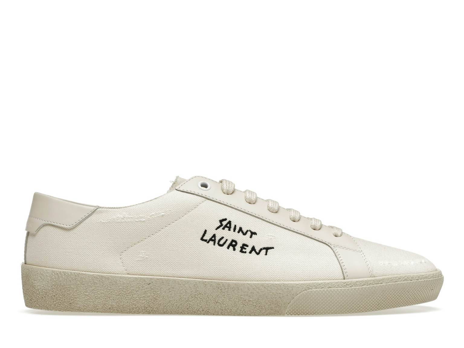 Saint Laurent Court Classic SL/06 Low Distressed Cream Men #39 s Saint Laurent Court Classic SL/06 Low Distressed Cream Men #39 s