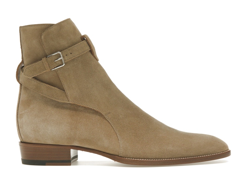 Saint Laurent Wyatt Jodhpur Boot Tobacco Suede Men's