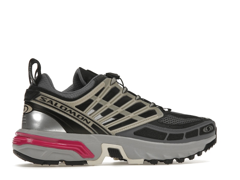 Salomon ACS Pro Advanced Black Alloy Feather Grey Purple
