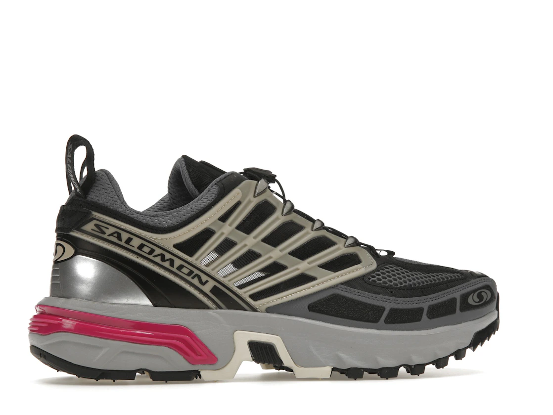 Salomon ACS Pro Advanced Black Alloy Feather Grey Purple