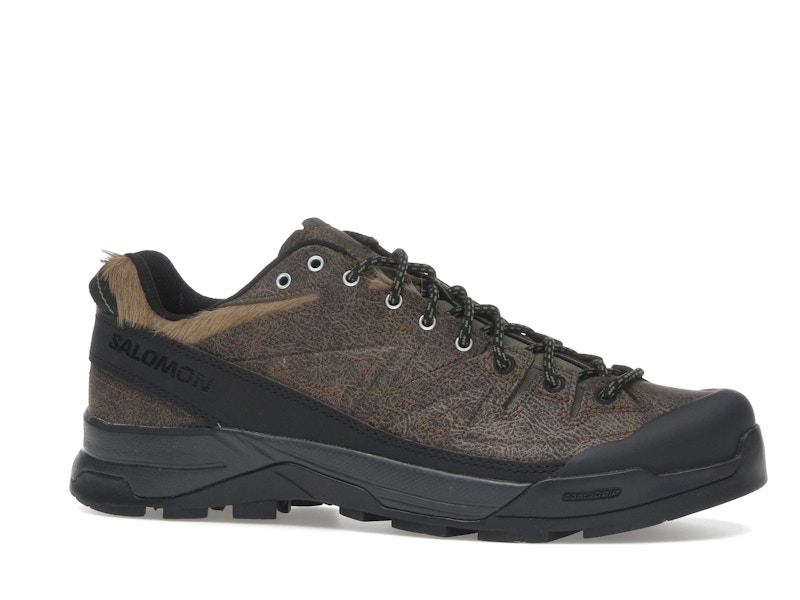 Salomon X-ALP Low Distressed Leather Dark Earth Black