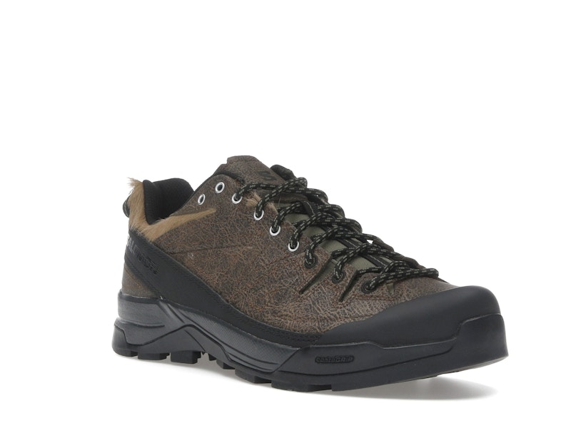 Salomon X-ALP Low Distressed Leather Dark Earth Black