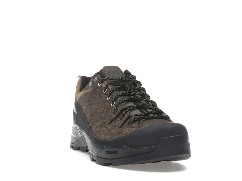 Salomon X-ALP Low Distressed Leather Dark Earth Black