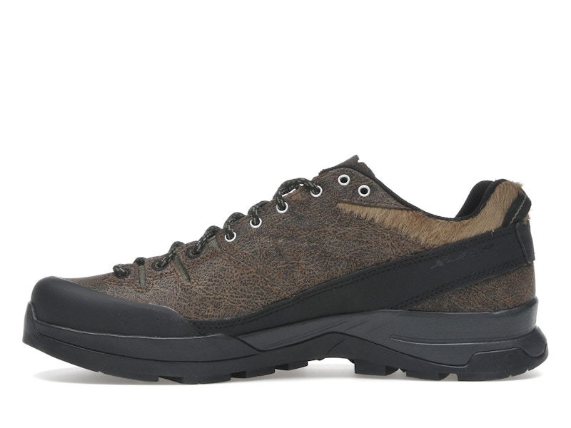 Salomon X-ALP Low Distressed Leather Dark Earth Black
