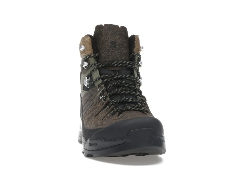 Salomon X-ALP Mid Distressed Leather GTX Dark Earth Black