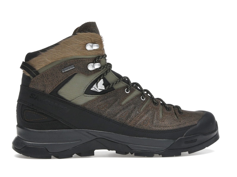 Salomon X-ALP Mid Distressed Leather GTX Dark Earth Black