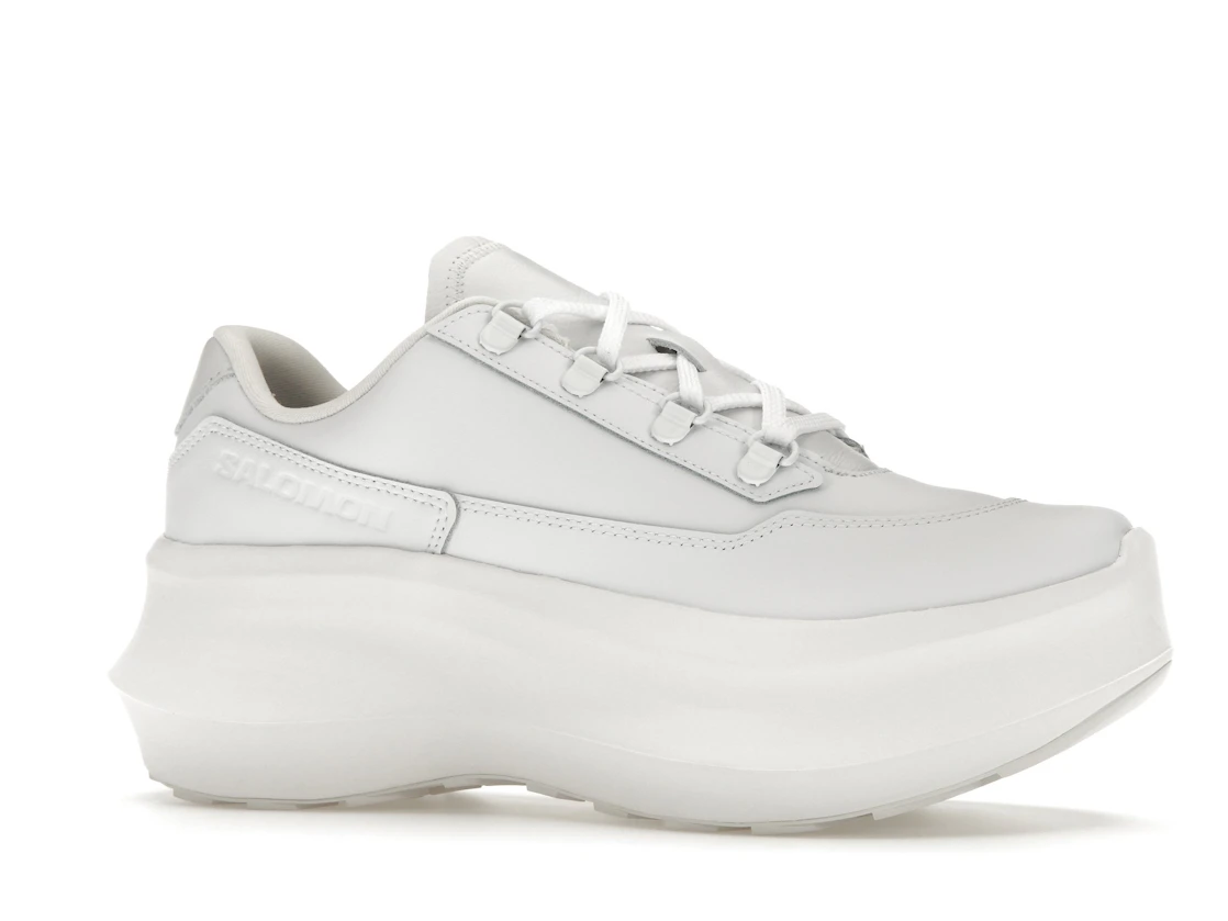 Salomon SR811 Leather Platform Comme des Garcons White