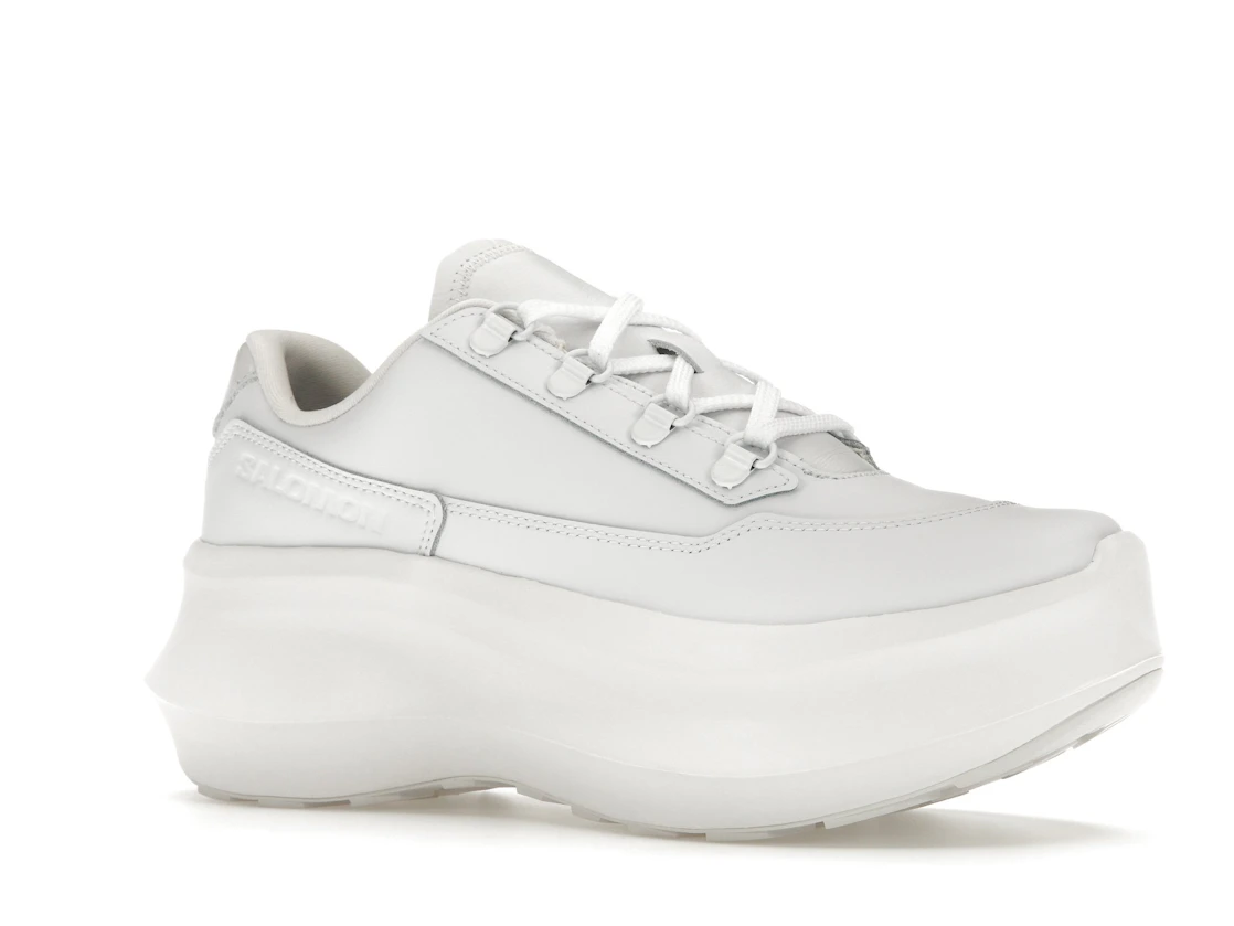 Salomon SR811 Leather Platform Comme des Garcons White