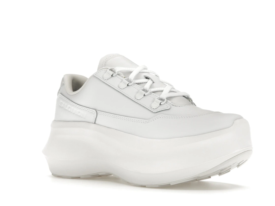 Salomon SR811 Leather Platform Comme des Garcons White