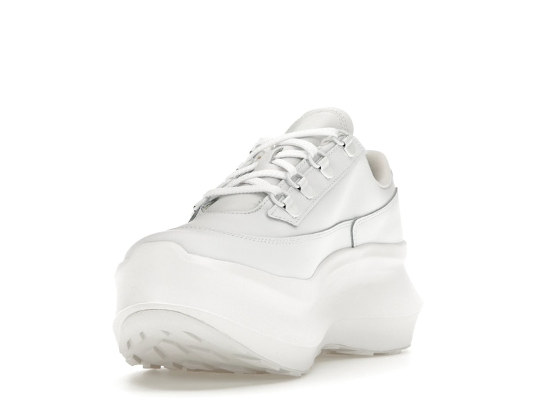 Salomon SR811 Leather Platform Comme des Garcons White
