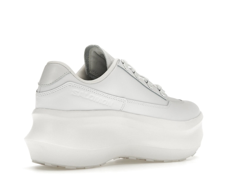 Salomon SR811 Leather Platform Comme des Garcons White